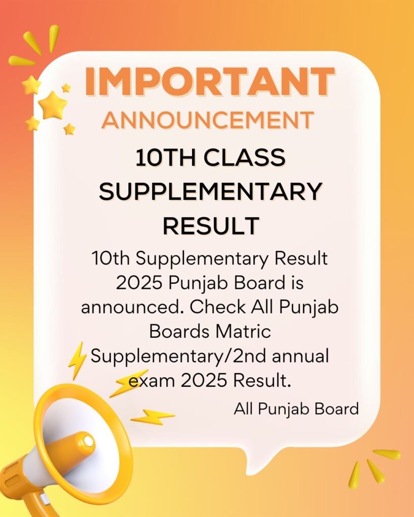 10th Class Supplementary Result