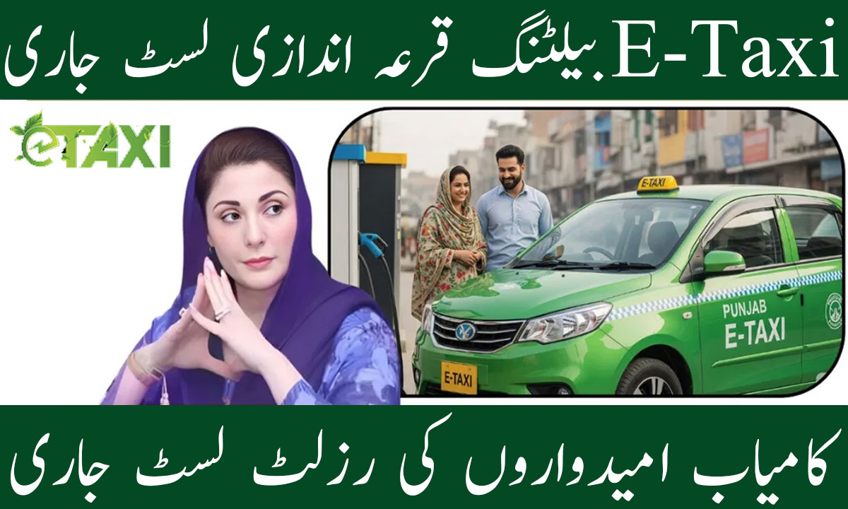 E Taxi Balloting Result 2025