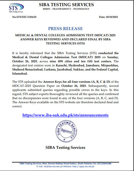 SIBA Testing Service Result